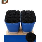 ROSA GR PAINT BLACK 70CM 23STD / 1 KUTU - 25 ADET