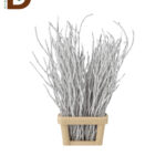 BETULA PAINT 60CM SNOW / 1 DEMET / 10 ADET